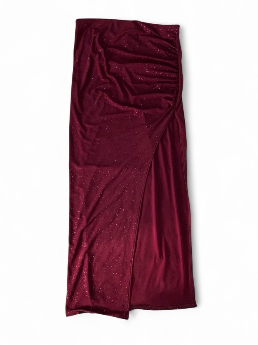 Windsor Sparkling Burgundy Maxi Skirt